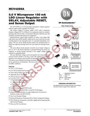 NCV4269AD250R2G datasheet  